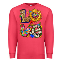 Cardinal autism love Premium Sweatshirt - Zillion Design Studio