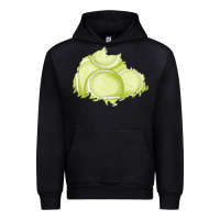 Black tennis patch Urban Hoodie - AdoDesignShop