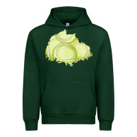 Forest Green tennis patch Urban Hoodie - AdoDesignShop