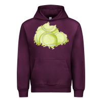 Mauve Wine tennis patch Urban Hoodie - AdoDesignShop