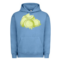 Pigment Pebble Blue tennis patch Urban Hoodie - AdoDesignShop