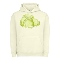 Pigment Pistachio tennis patch Urban Hoodie - AdoDesignShop