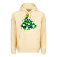 Pina Colada Christmas tree with teeth Premium Hoodie - AdoDesignShop