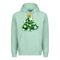 Seafoam Christmas tree with teeth Premium Hoodie - AdoDesignShop
