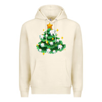 Tofu Christmas tree with teeth Premium Hoodie - AdoDesignShop