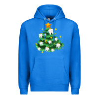 True Royal Christmas tree with teeth Premium Hoodie - AdoDesignShop