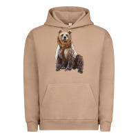Pigment Burro bear Urban Hoodie - Artiststas