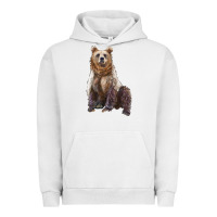 Pigment Lunar Rock bear Urban Hoodie - Artiststas