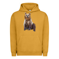 Pigment Peanut Butter bear Urban Hoodie - Artiststas
