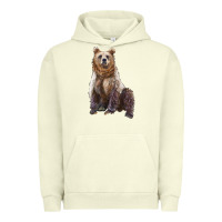 Pigment Pistachio bear Urban Hoodie - Artiststas