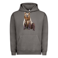 Pigment Tornado bear Urban Hoodie - Artiststas