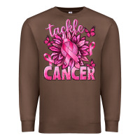 Chestnut Tackle Cancer with Sunflower Premium Sweatshirt - texasbilliewilder