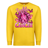 Lemon Tackle Cancer with Sunflower Premium Sweatshirt - texasbilliewilder