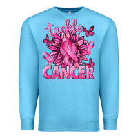 Ocean Blue Tackle Cancer with Sunflower Premium Sweatshirt - texasbilliewilder
