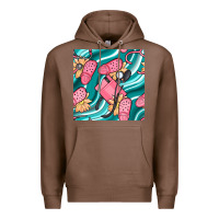 Chestnut nurse slippers seamless pattern Premium Hoodie - BundleAndBundleShop
