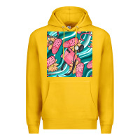 Lemon nurse slippers seamless pattern Premium Hoodie - BundleAndBundleShop