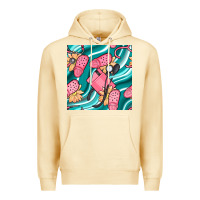 Pina Colada nurse slippers seamless pattern Premium Hoodie - BundleAndBundleShop