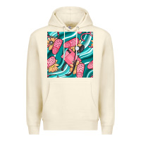 Sandshell nurse slippers seamless pattern Premium Hoodie - BundleAndBundleShop