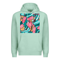 Seafoam nurse slippers seamless pattern Premium Hoodie - BundleAndBundleShop
