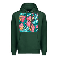 Sports Green nurse slippers seamless pattern Premium Hoodie - BundleAndBundleShop