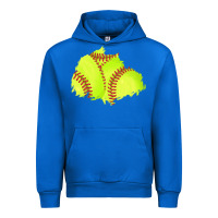 Cobalt softball patch Urban Hoodie - AdoDesignShop