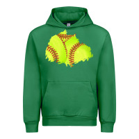 Emerald softball patch Urban Hoodie - AdoDesignShop