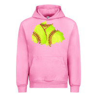Fuchsia Pink softball patch Urban Hoodie - AdoDesignShop