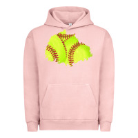 Pigment Salmon softball patch Urban Hoodie - AdoDesignShop