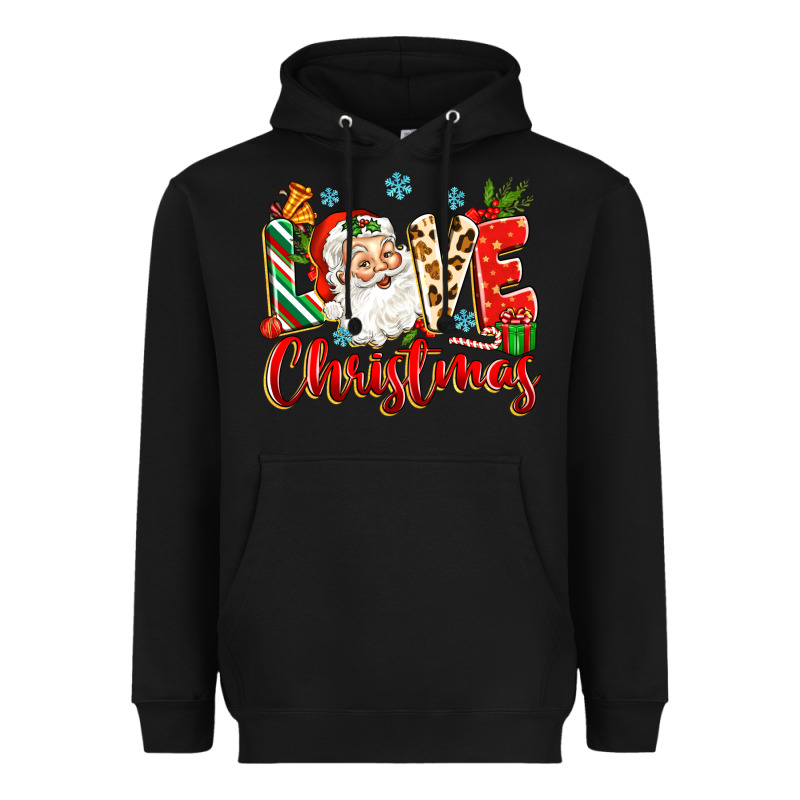 Love Christmas Heavyweight Hoodie by Zillion Design Studio | Teevron
