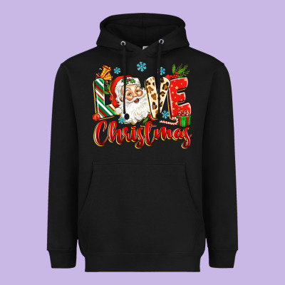 Heavyweight Hoodie love christmas
