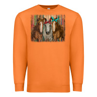 Carrot horses with bandanas Premium Sweatshirt - RanaPortraitStore