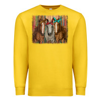 Lemon horses with bandanas Premium Sweatshirt - RanaPortraitStore