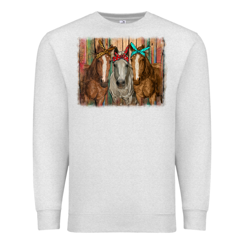 Horses With Bandanas Premium Sweatshirt by RanaPortraitStore | Teevron