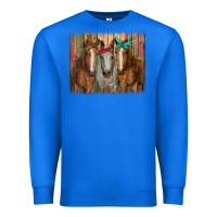 True Royal horses with bandanas Premium Sweatshirt - RanaPortraitStore