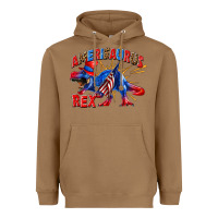 Toasted Coconut Amerisaurus rex Heavyweight Hoodie - texasbilliewilder