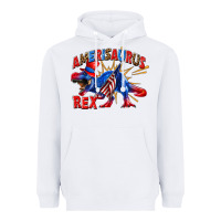 White Amerisaurus rex Heavyweight Hoodie - texasbilliewilder