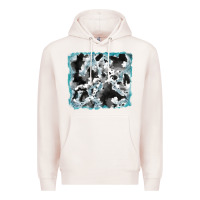 Pale Pink cowhide glitter leather background Premium Hoodie - RanaPortraitStore