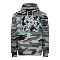Slate Camo cowhide glitter leather background Premium Hoodie - RanaPortraitStore