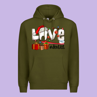 Christmas Love  Dentist Premium Hoodie Designed By Adodesignshop
