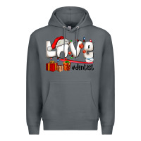 Rock Christmas love  dentist Premium Hoodie - AdoDesignShop