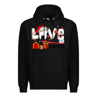 Black Christmas love  dentist Premium Hoodie - AdoDesignShop