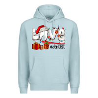 Blue Mist Christmas love  dentist Premium Hoodie - AdoDesignShop