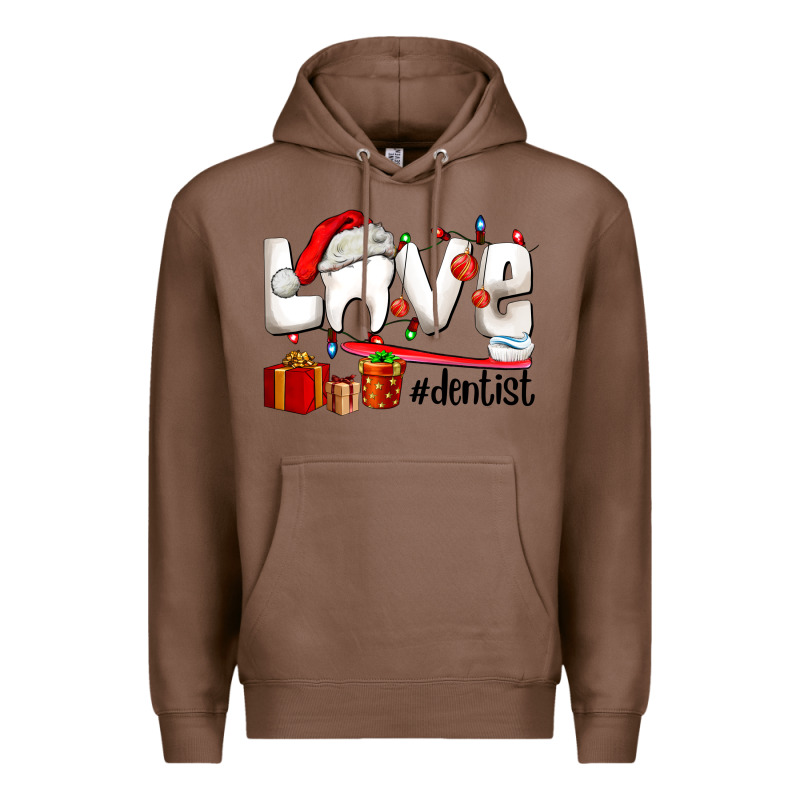 Christmas Love  Dentist Premium Hoodie by AdoDesignShop | Teevron