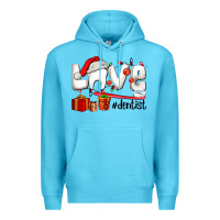 Ocean Blue Christmas love  dentist Premium Hoodie - AdoDesignShop