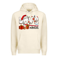 Tofu Christmas love  dentist Premium Hoodie - AdoDesignShop