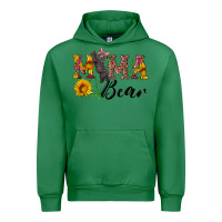 Emerald pink mama bear with cute bear Urban Hoodie - Artiststas