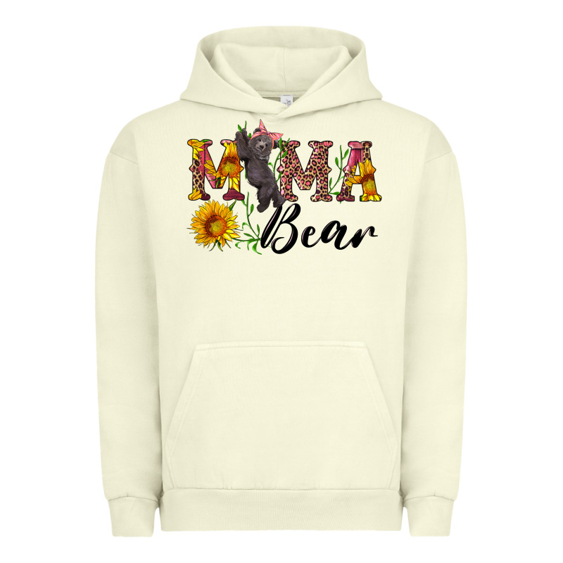 Pink Mama Bear With Cute Bear Urban Hoodie by Artiststas | Teevron
