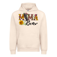 Sandshell pink mama bear with cute bear Urban Hoodie - Artiststas