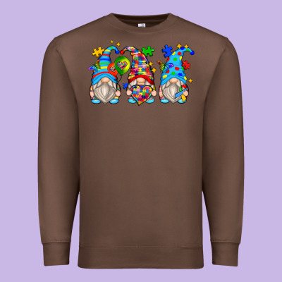 Autism Gnomes Premium Sweatshirt Designed By Zillion Design Studio