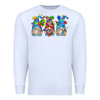 White autism gnomes Premium Sweatshirt - Zillion Design Studio